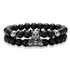 Bracelet Loup Yoga (Perle)